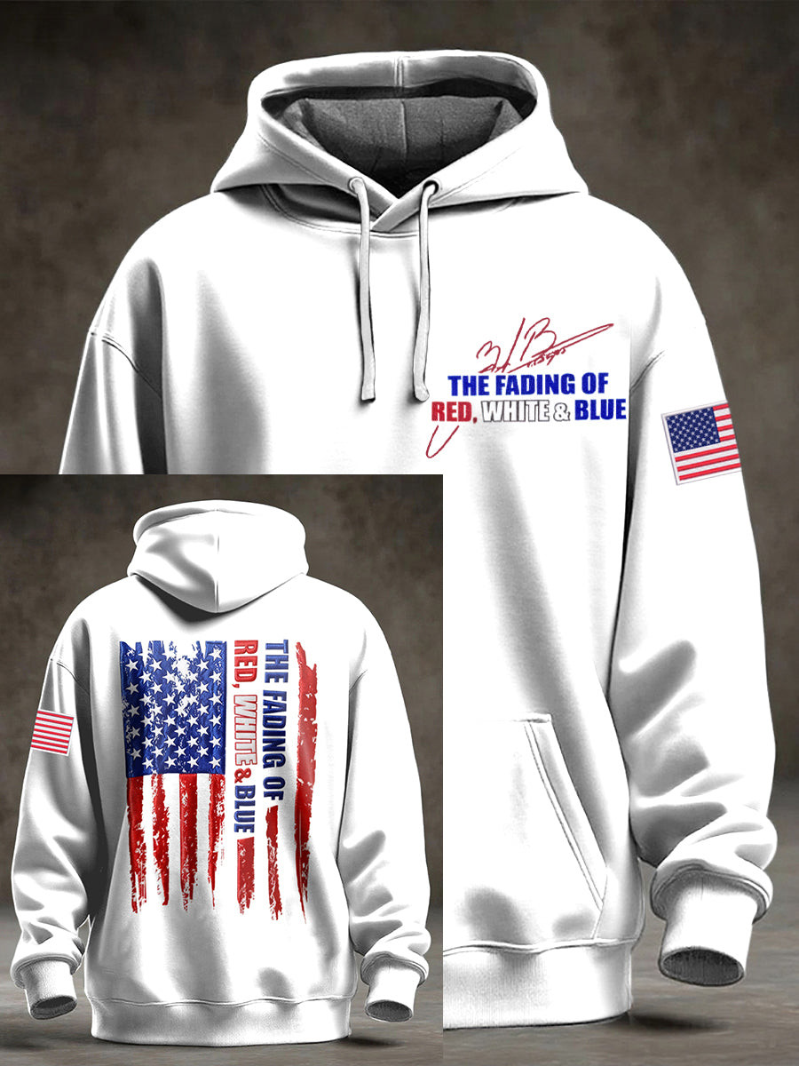 The Fading Of The Red White And Blue Hoodie No'Kings Hoodie Gifts for Patriots The Fading Of The Red White And Blue Hoodie No'Kings Hoodie Gifts for Patriots