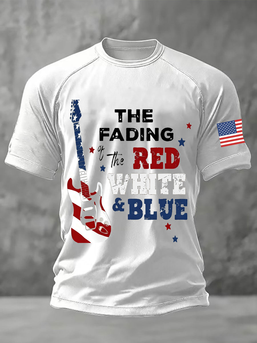 The Fading Of The Red White And Blue Shirt No'Kings T-Shirt Gifts for Democracy The Fading Of The Red White And Blue Shirt No'Kings T-Shirt Gifts for Democracy