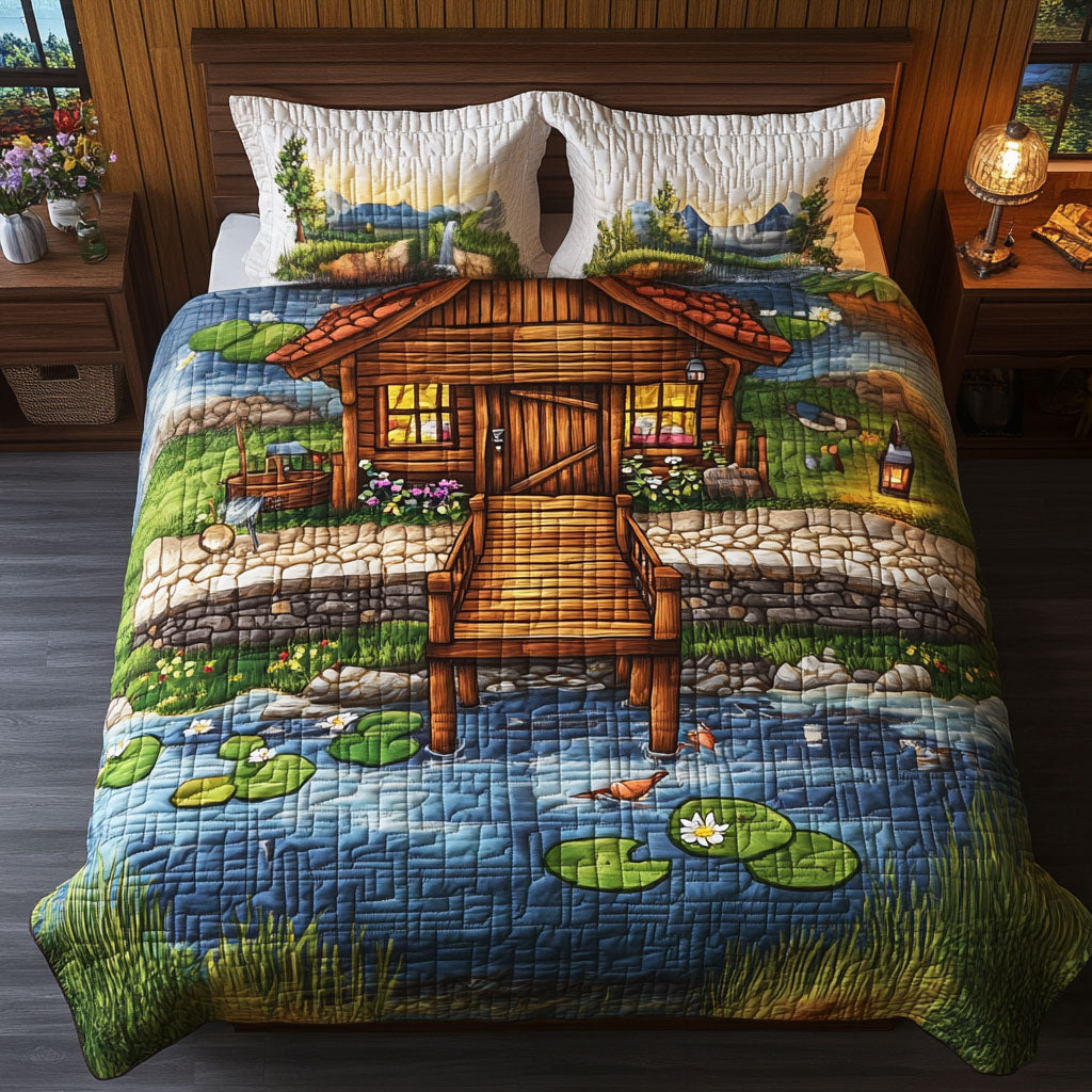 The Fishing Nook Quilted Bedding Set Duvet Cover Bed Sheet Set Good Gifts For Fishermen The Fishing Nook Quilted Bedding Set Duvet Cover Bed Sheet Set Good Gifts For Fishermen
