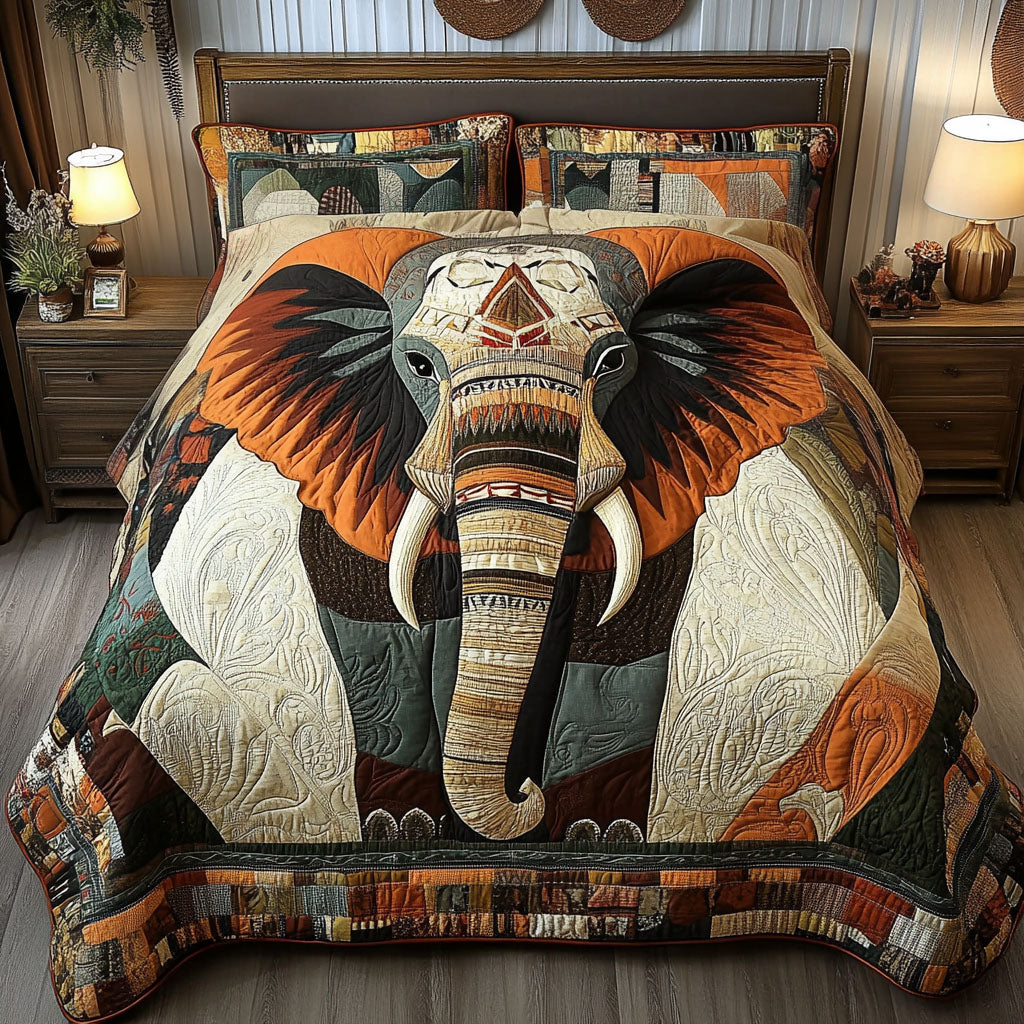 The Great Tusk Quilted Bedding Set Duvet Cover Merch Cactus Housewarming Gift The Great Tusk Quilted Bedding Set Duvet Cover Merch Cactus Housewarming Gift