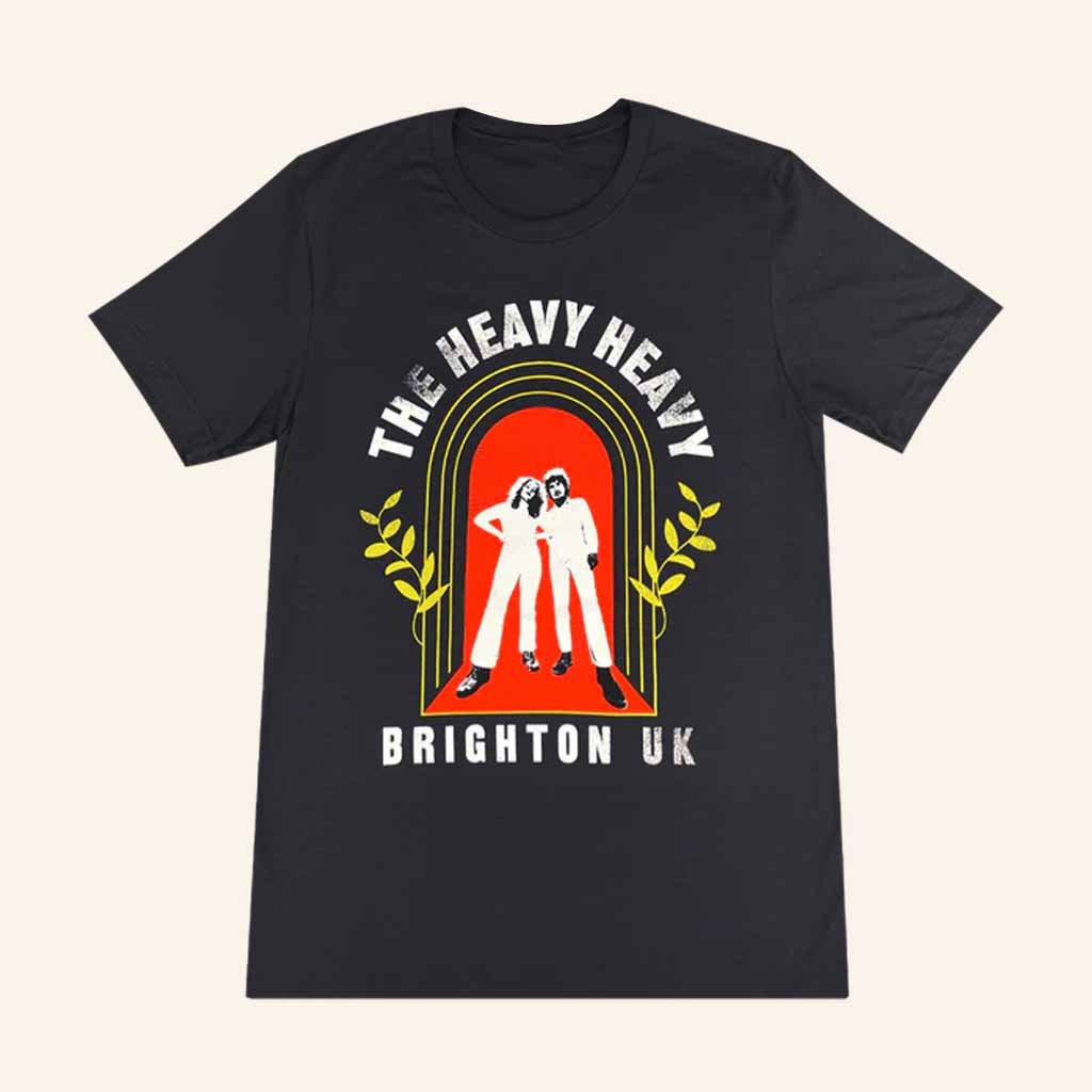 The Heavy Heavy Merch Arch Flower Brighton UK T-Shirt Music Lover Gifts For Him The Heavy Heavy Merch Arch Flower Brighton UK T-Shirt Music Lover Gifts For Him