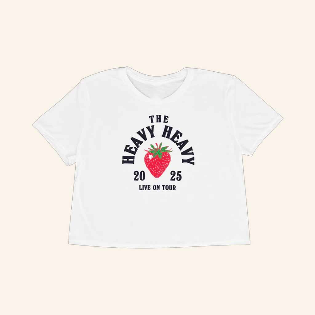 The Heavy Heavy Merch Strawberry Live On Tour 2025 Crop Top Gift Ideas For Girlfriend The Heavy Heavy Merch Strawberry Live On Tour 2025 Crop Top Gift Ideas For Girlfriend