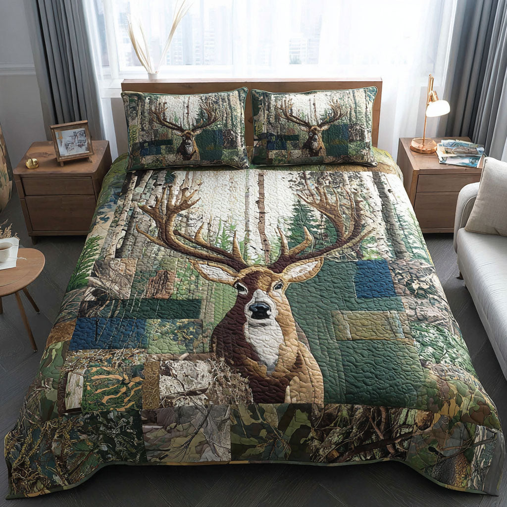 The Hunt Begins Quilted Bedding Set Duvet Cover Bed Sheet Set Good Gifts For Deer Hunters The Hunt Begins Quilted Bedding Set Duvet Cover Bed Sheet Set Good Gifts For Deer Hunters