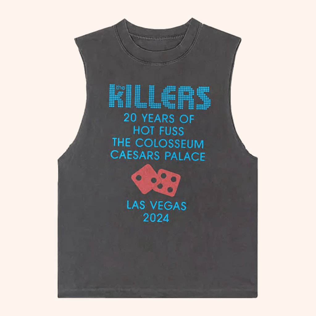 The Killers Merch Dice 20 Years Of Hot Fuss Tank Gift Ideas For Music Lovers The Killers Merch Dice 20 Years Of Hot Fuss Tank Gift Ideas For Music Lovers