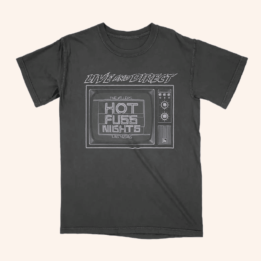 The Killers Merch Live And Direct Hot Fuss Nights T-Shirt Present For Husband The Killers Merch Live And Direct Hot Fuss Nights T-Shirt Present For Husband