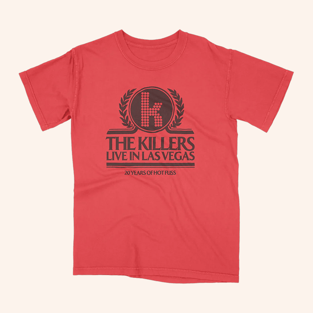 The Killers Merch Live In Las Vegas T-Shirt 20 Years Of Hot Fuss Shirt Gift For Fans