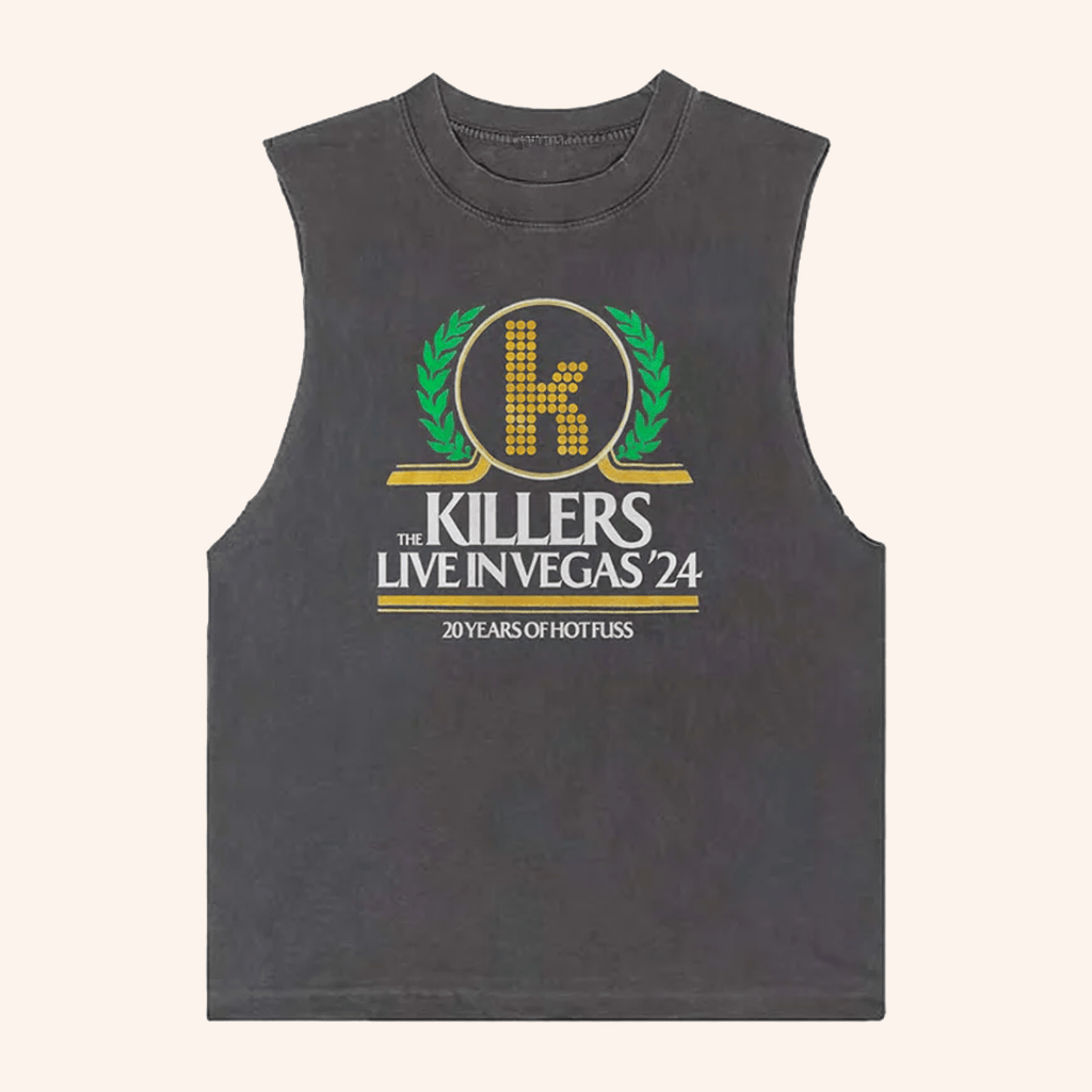 The Killers Merch Live In Vegas Tank Birthday Gifts For Music Lovers