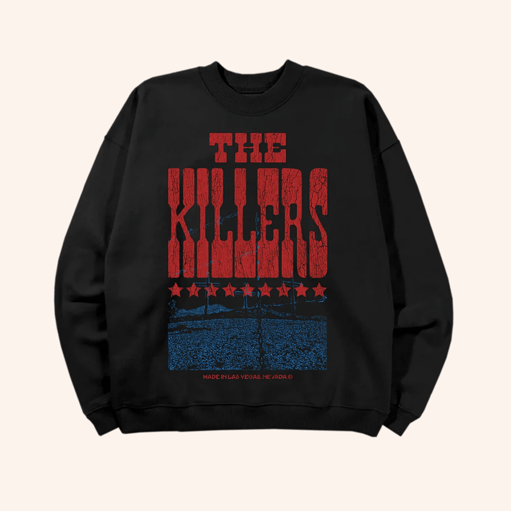 The Killers Merch Made In Las Vegas Sweatshirt Presents For Music Lovers The Killers Merch Made In Las Vegas Sweatshirt Presents For Music Lovers