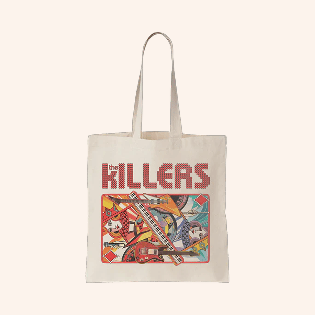 The Killers Merch Rebel Diamonds Tote Bag Unique Christmas Gifts For Her