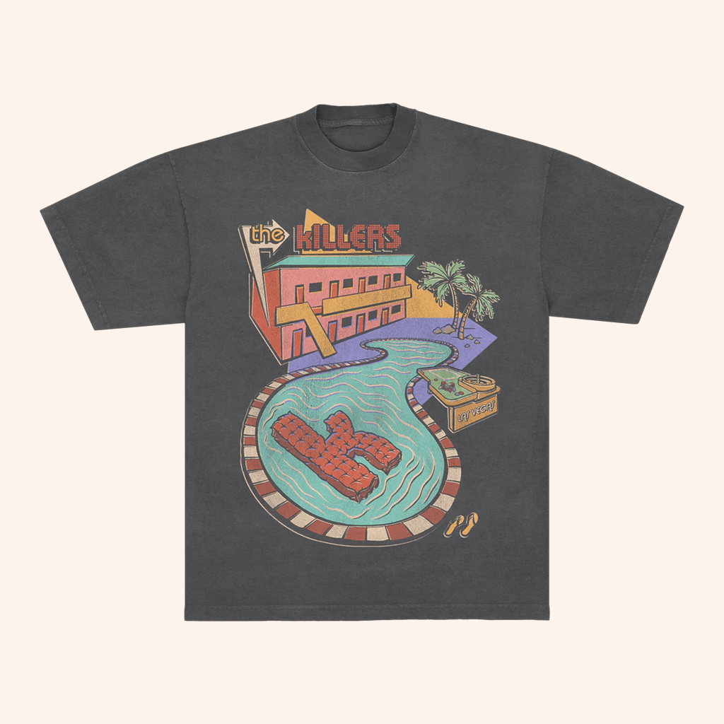 The Killers Merch Summer Pool T-Shirt Birthday Gifts For Music Lovers The Killers Merch Summer Pool T-Shirt Birthday Gifts For Music Lovers
