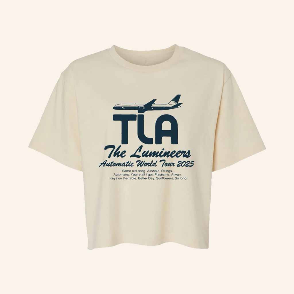 The Lumineers Merch Automatic World Tour 2025 Crop Top Best Gifts For Wife The Lumineers Merch Automatic World Tour 2025 Crop Top Best Gifts For Wife