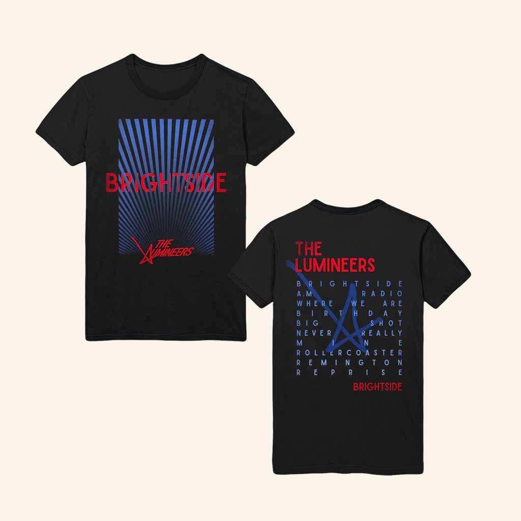 The Lumineers Merch Brightside Light Rays T-Shirt Good Christmas Gifts For Men