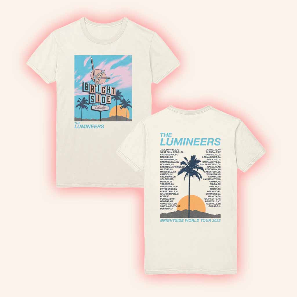 The Lumineers Merch Brightside Roadside Motel Tour T-Shirt Gift Ideas For Music Lovers The Lumineers Merch Brightside Roadside Motel Tour T-Shirt Gift Ideas For Music Lovers