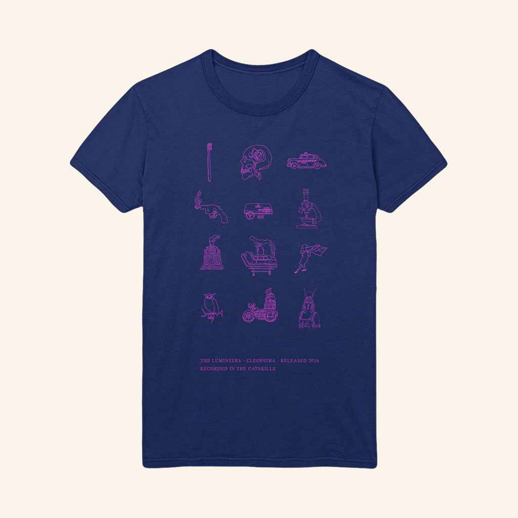 The Lumineers Merch Cleopatra Illustration T-Shirt Music Related Gifts For Guys The Lumineers Merch Cleopatra Illustration T-Shirt Music Related Gifts For Guys