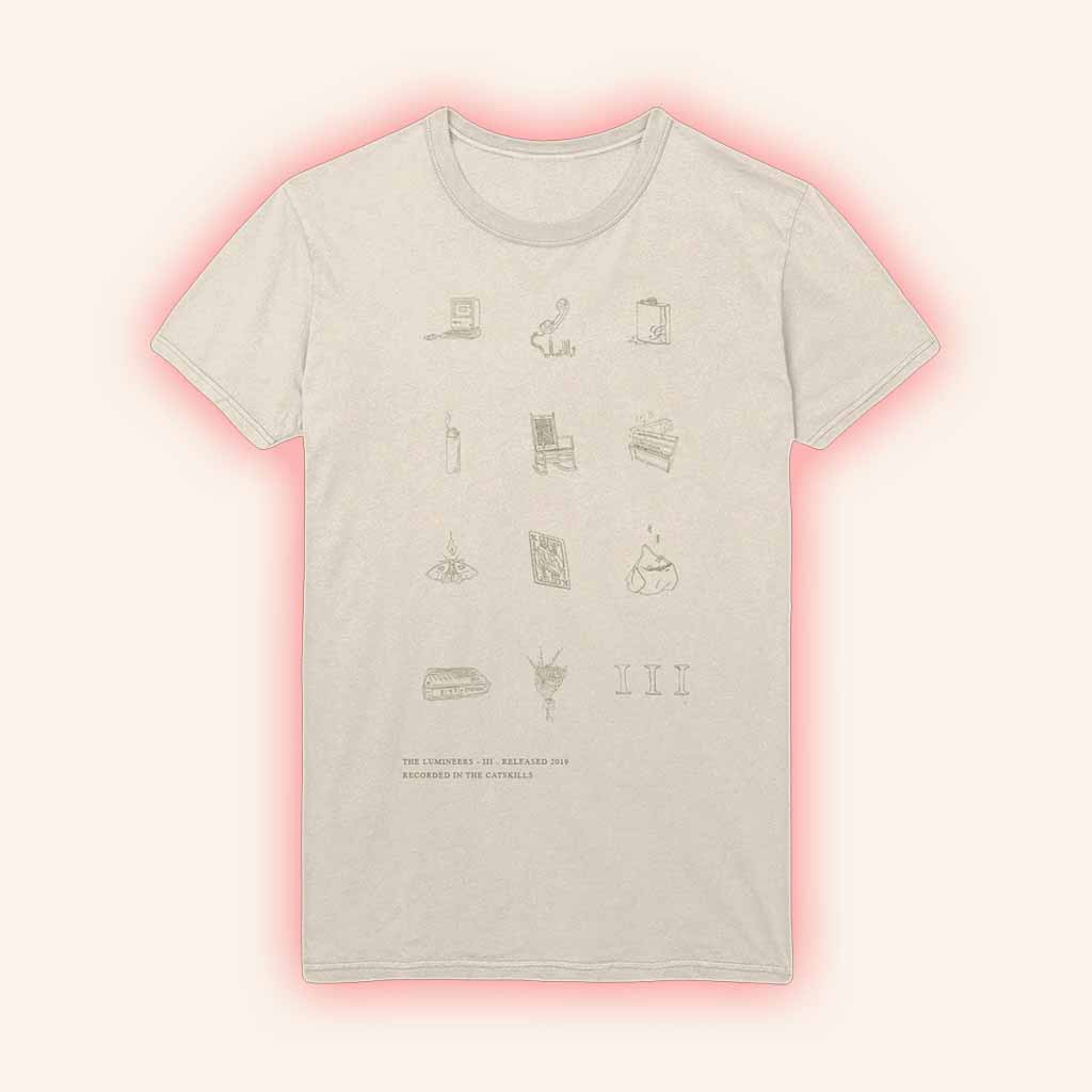 The Lumineers Merch III Illustration T-Shirt Unique Gifts For Music Lovers The Lumineers Merch III Illustration T-Shirt Unique Gifts For Music Lovers