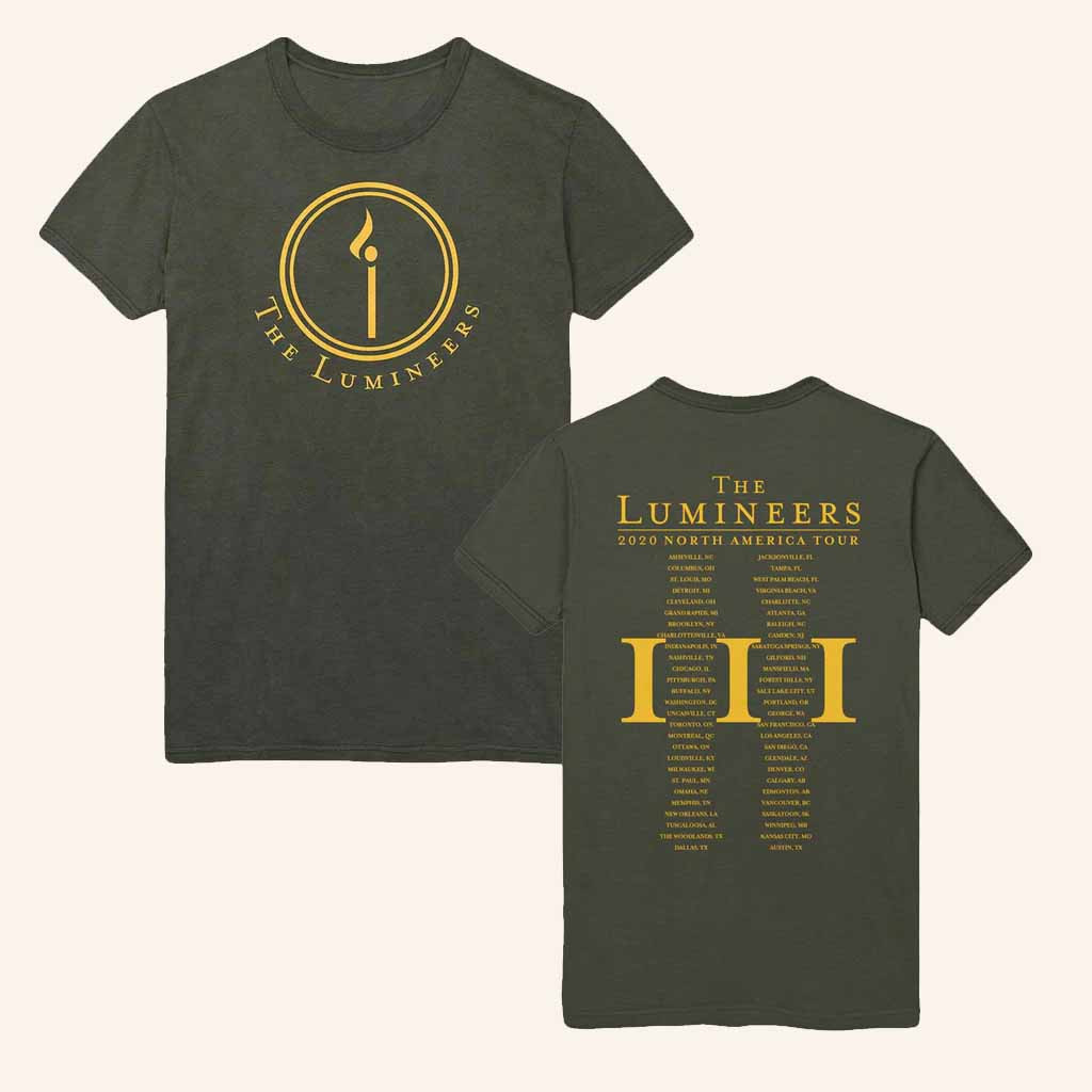 The Lumineers Merch Matchstick Tour T-Shirt Music Related Gifts For Guys The Lumineers Merch Matchstick Tour T-Shirt Music Related Gifts For Guys