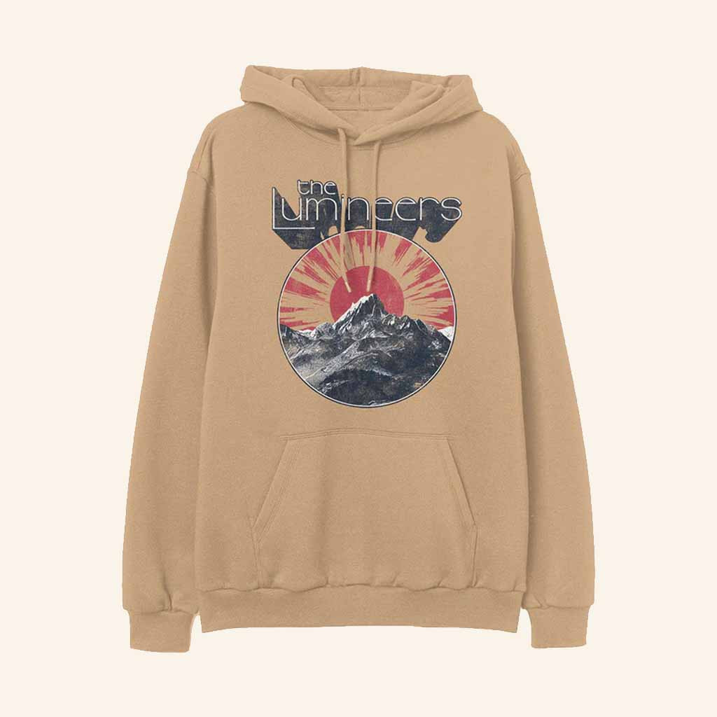 The Lumineers Merch The Lumineers Mountain Sunrise Hoodie Christmas Gift Ideas For Him