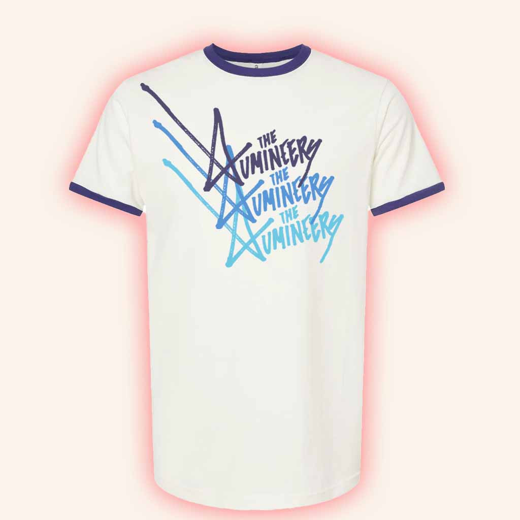 The Lumineers Merch The Lumineers Repeating Logo T-Shirt Christmas Gifts For Her