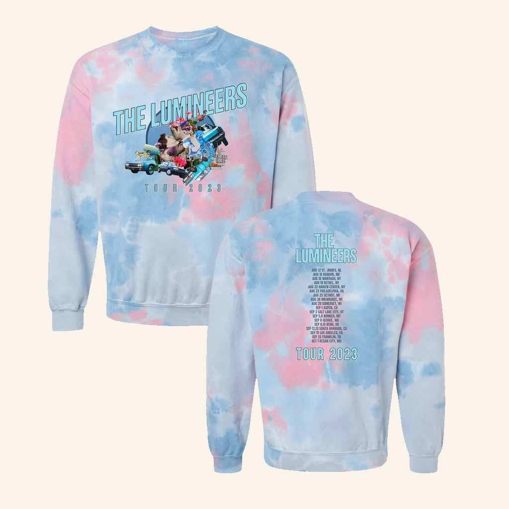 The Lumineers Merch The Lumineers Tour 2023 Tie Dye Sweatshirt Gift Ideas For Friend The Lumineers Merch The Lumineers Tour 2023 Tie Dye Sweatshirt Gift Ideas For Friend