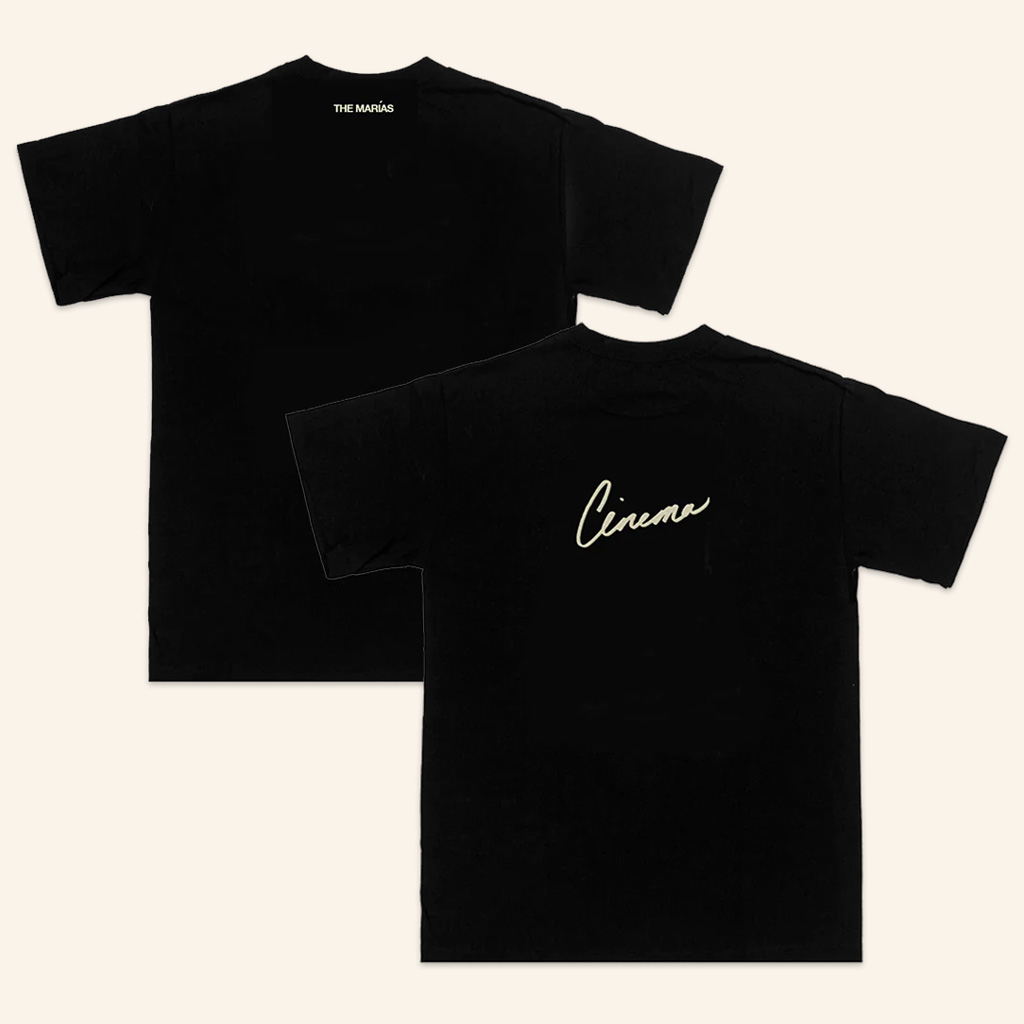 The Marias Merch Cinema Script Black T-Shirt Unique Gifts For Husband The Marias Merch Cinema Script Black T-Shirt Unique Gifts For Husband