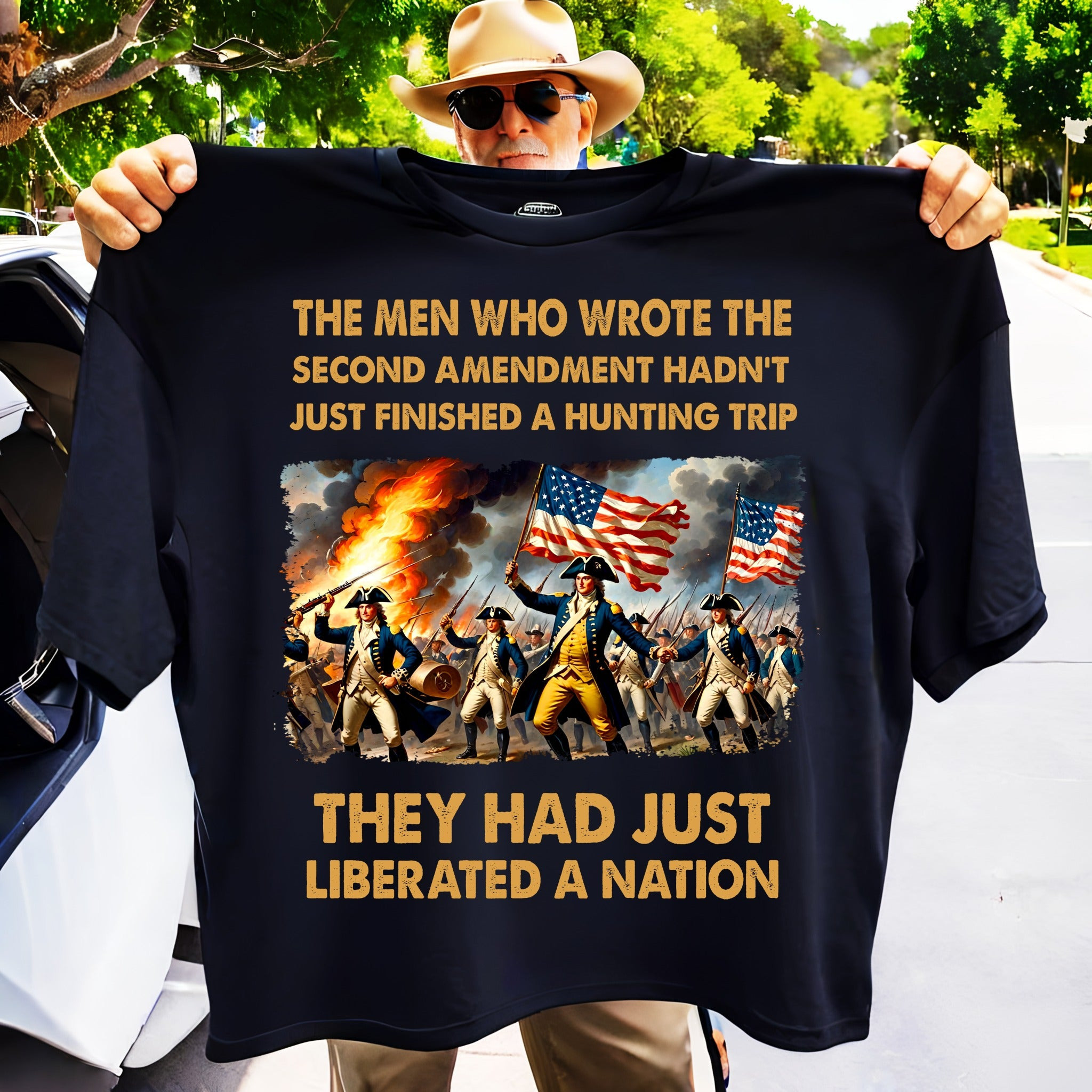 The Men Who Wrote The Second Amendment Has Just Finished Shirt Patriotic Apparel The Men Who Wrote The Second Amendment Has Just Finished Shirt Patriotic Apparel