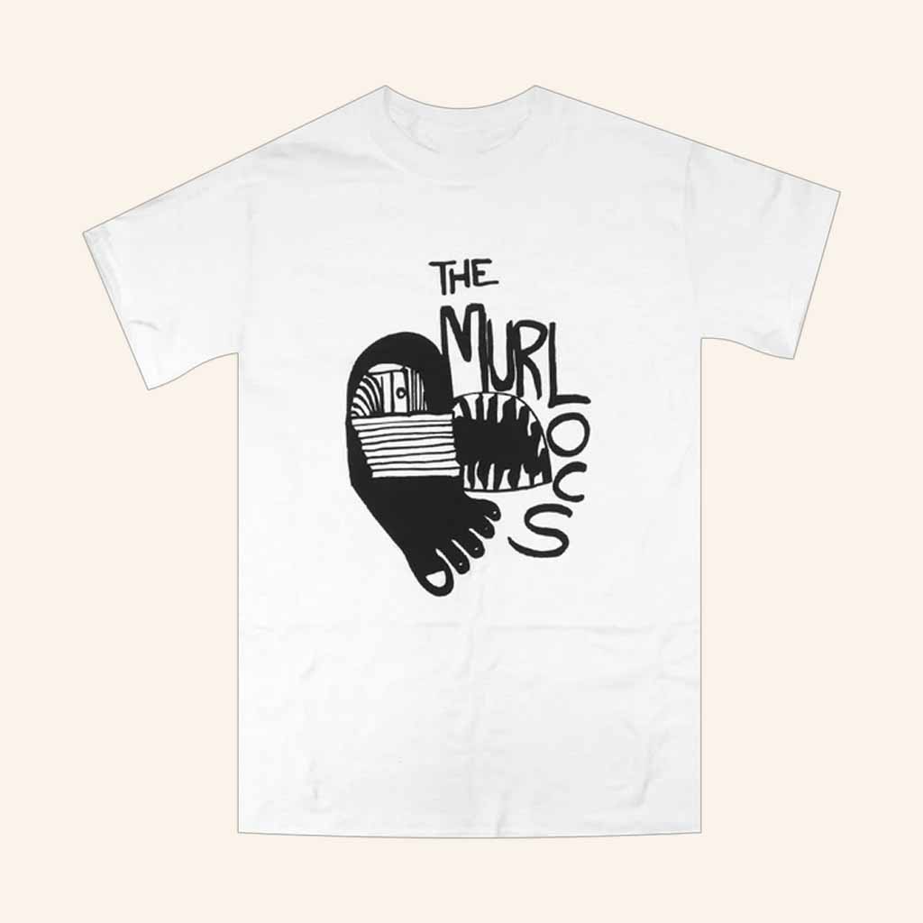 The Murlocs Merch Foot In Mouth White T-Shirt Gift Ideas For Music Lovers The Murlocs Merch Foot In Mouth White T-Shirt Gift Ideas For Music Lovers