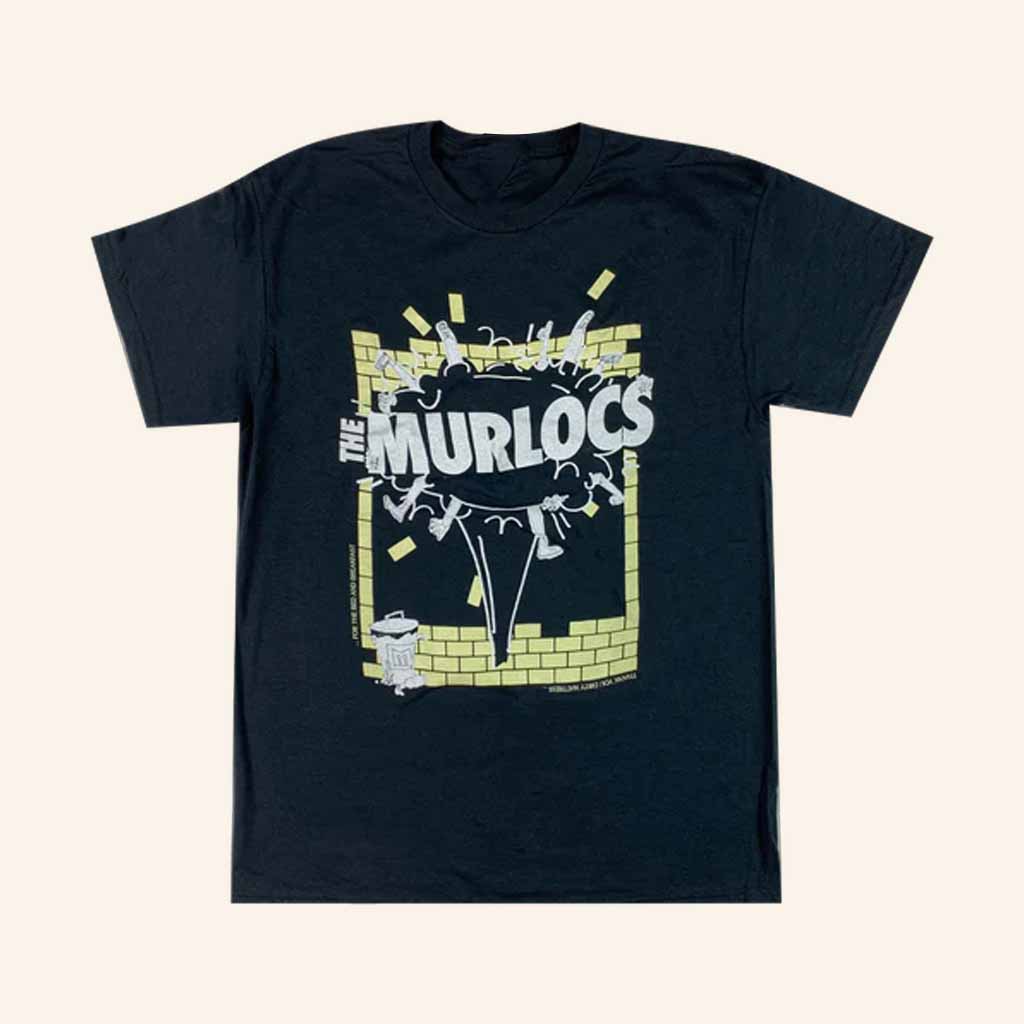 The Murlocs Merch Rumble Black T-Shirt Cool Gifts For Music Lovers