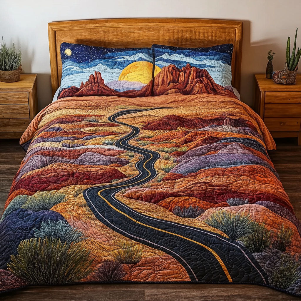 The Nevada Trail Quilted Bedding Set Duvet Cover Bed Sheet Set Secret Santa Gift Ideas For Friends The Nevada Trail Quilted Bedding Set Duvet Cover Bed Sheet Set Secret Santa Gift Ideas For Friends