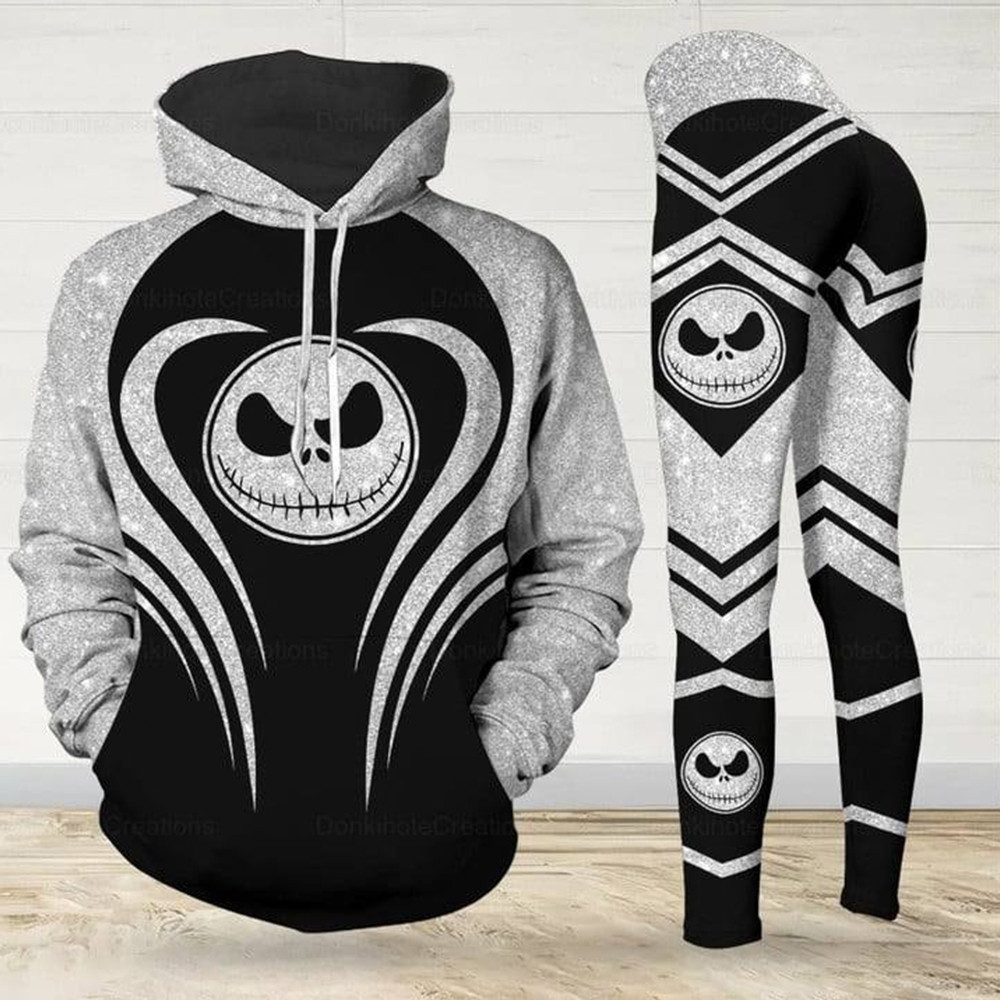 The Nightmare Before Christmas Hoodie And Legging Set Gifts For Halloween Christmas