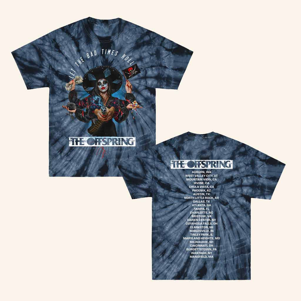 The Offspring Merch Let The Bad Times Roll Tie Dye T-Shirt Unique Gifts For Men The Offspring Merch Let The Bad Times Roll Tie Dye T-Shirt Unique Gifts For Men