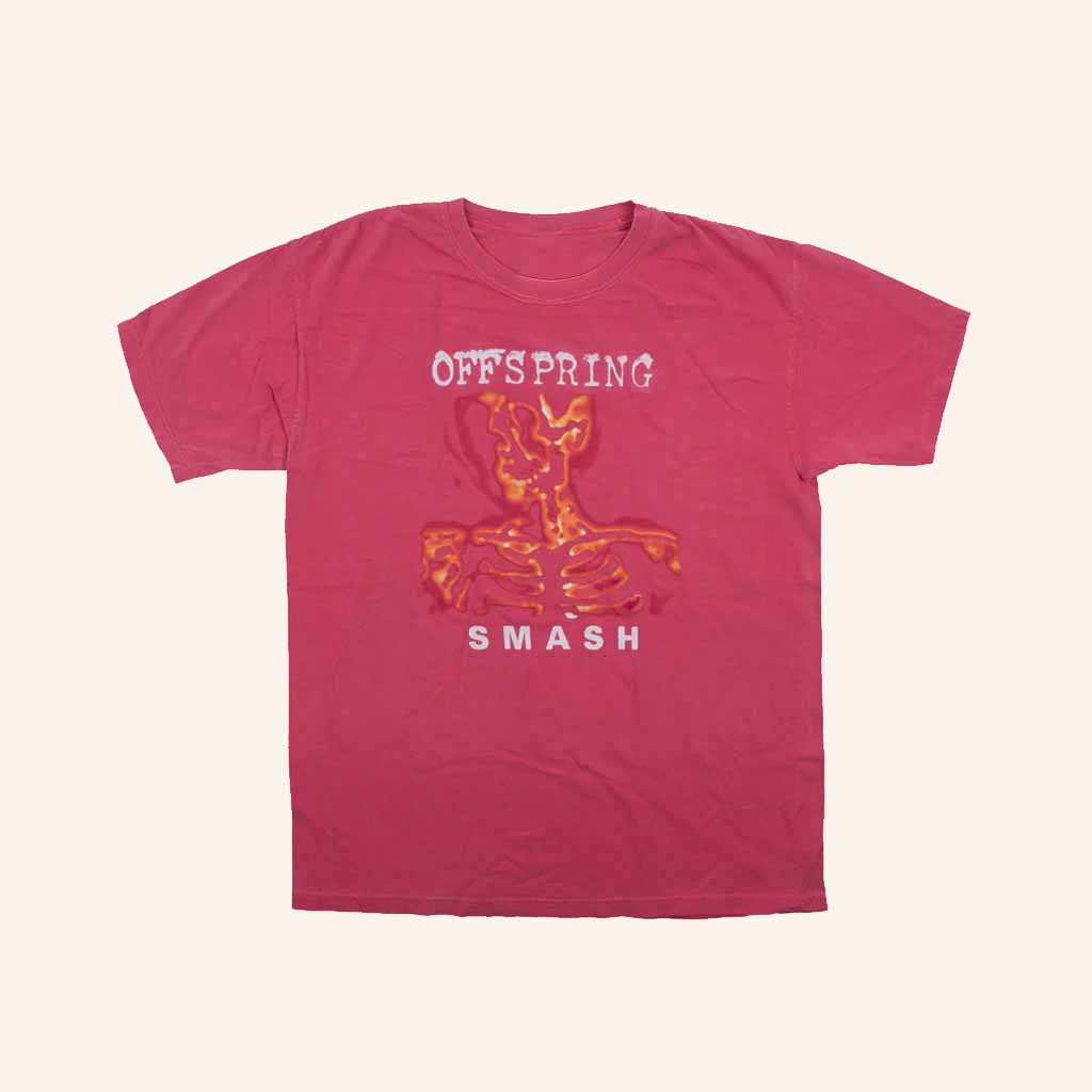The Offspring Merch Smash Skull T-Shirt Halloween Gifts For Music Lovers