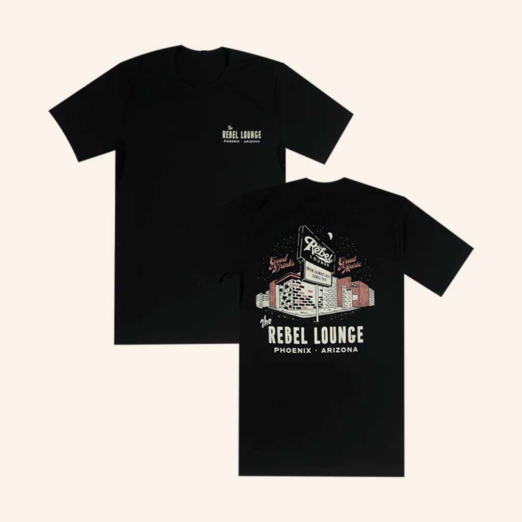The Rebel Lounge Merch Moonlight Good Dinks Great Music T-Shirt Gifts For Music Fans