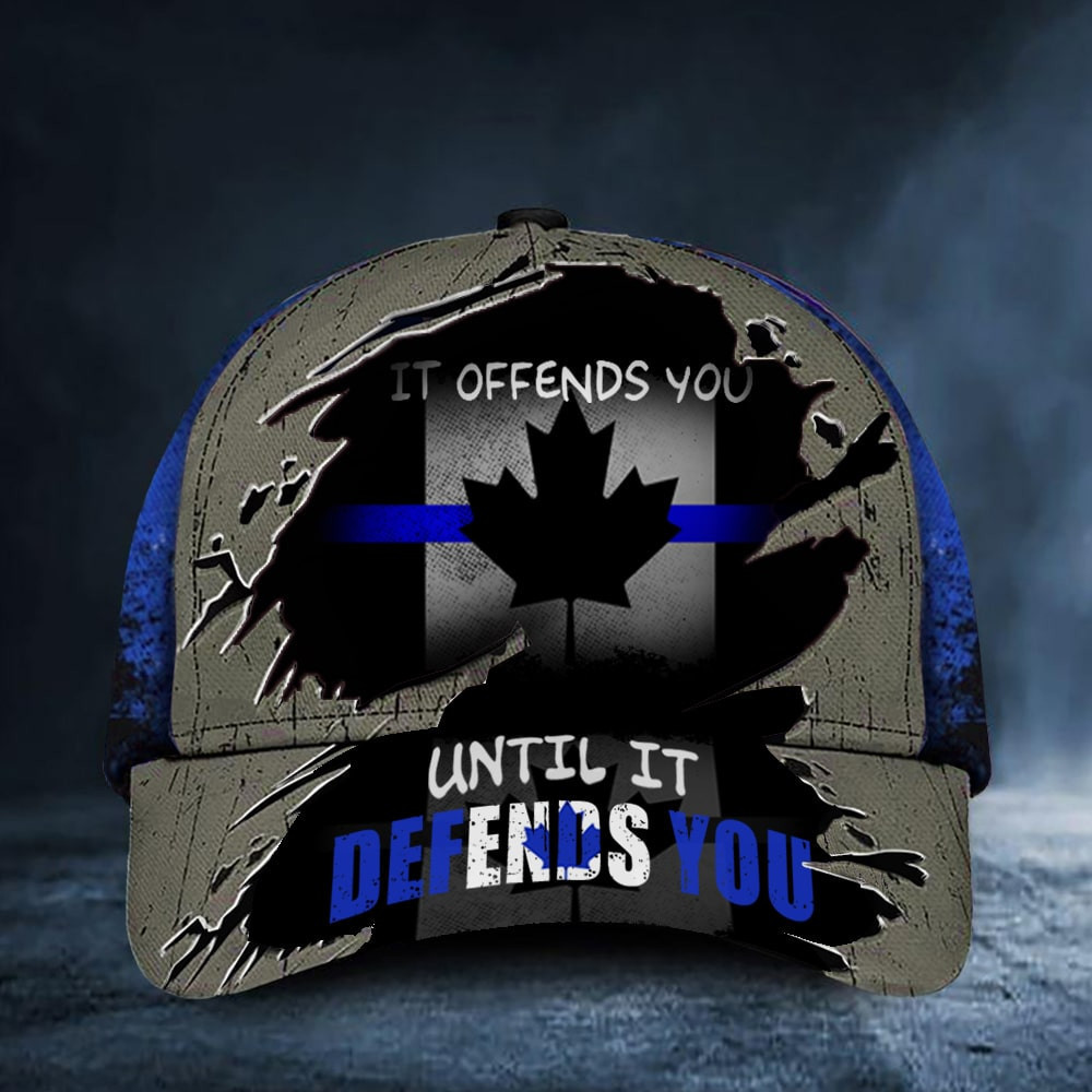 Thin Blue Line Canada It Offends You Until It Defends You Shirt Law Enforcement Support T-Shirt Thin Blue Line Canada It Offends You Until It Defends You Shirt Law Enforcement Support T-Shirt