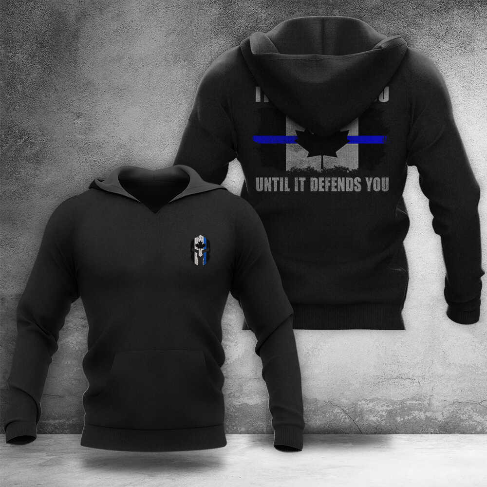 Thin Blue Line Canada It Offends You Until It Defends You Shirt Law Enforcement Support T-Shirt Thin Blue Line Canada It Offends You Until It Defends You Shirt Law Enforcement Support T-Shirt