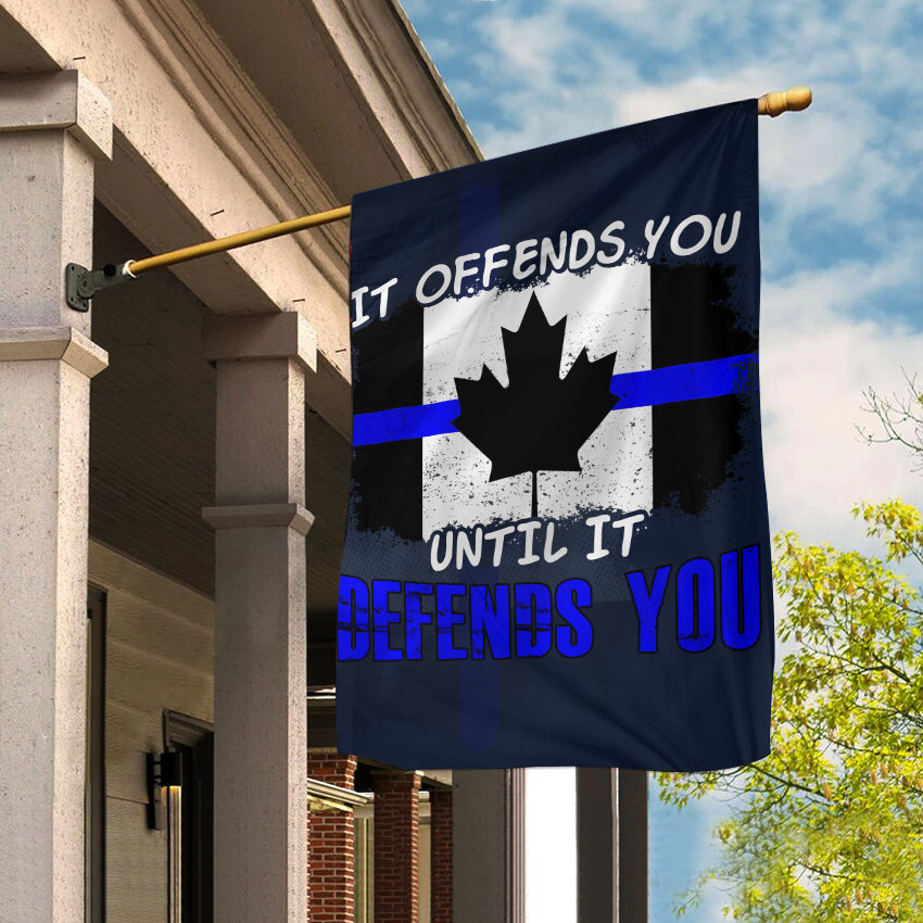 Thin Blue Line Canada It Offends You Until It Defends You Shirt Law Enforcement Support T-Shirt Thin Blue Line Canada It Offends You Until It Defends You Shirt Law Enforcement Support T-Shirt