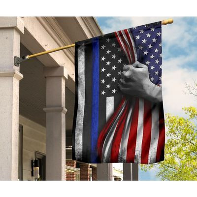 Thin Blue Line Flag Inside American Flag Honoring our Men and Women of Law Enforcement Thin Blue Line Flag Inside American Flag Honoring our Men and Women of Law Enforcement