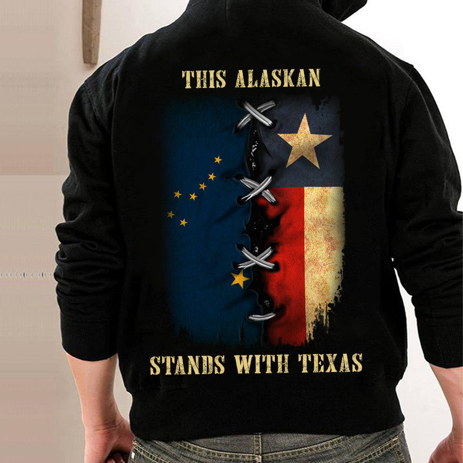 This Alaskan Stands With Texas Hoodie Alaska Support Texas Hoodie MAGA Clothing This Alaskan Stands With Texas Hoodie Alaska Support Texas Hoodie MAGA Clothing