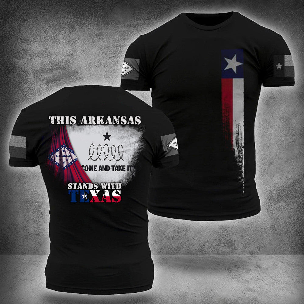 This Arkansas Stands With Texas Shirt Come And Take It T-Shirt Arkansas Support Texas Clothing This Arkansas Stands With Texas Shirt Come And Take It T-Shirt Arkansas Support Texas Clothing