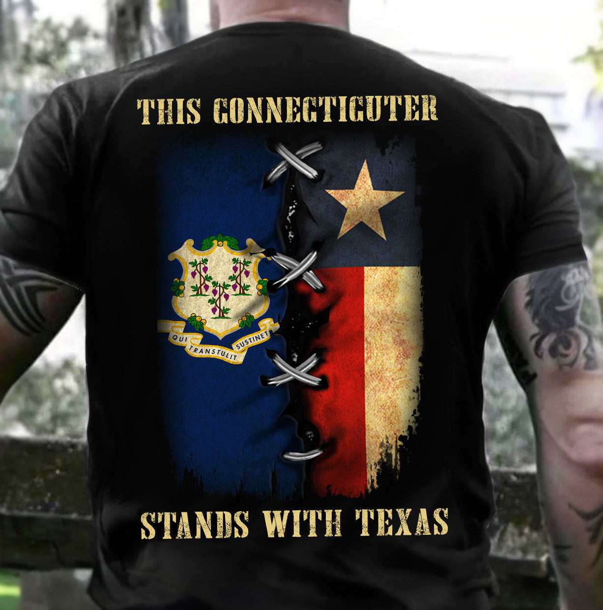 This Connecticuter Stands With Texas Shirt Support Texas T-Shirt Clothing This Connecticuter Stands With Texas Shirt Support Texas T-Shirt Clothing