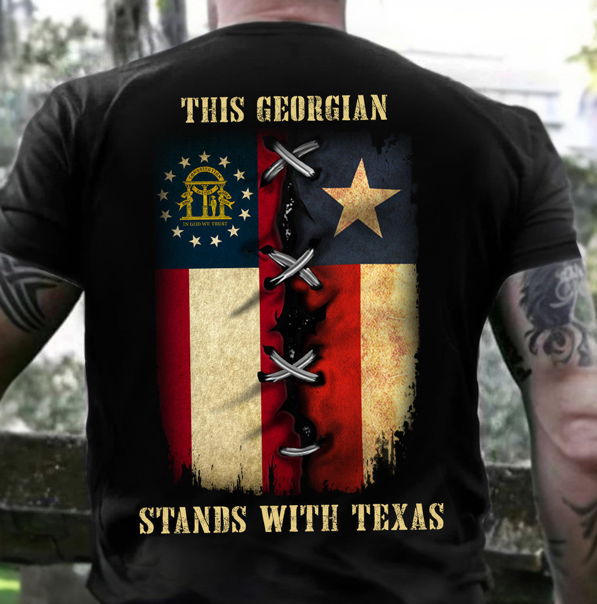 This Georgian Stands With Texas Shirt Texas Strong T-Shirt Patriotic Clothing This Georgian Stands With Texas Shirt Texas Strong T-Shirt Patriotic Clothing