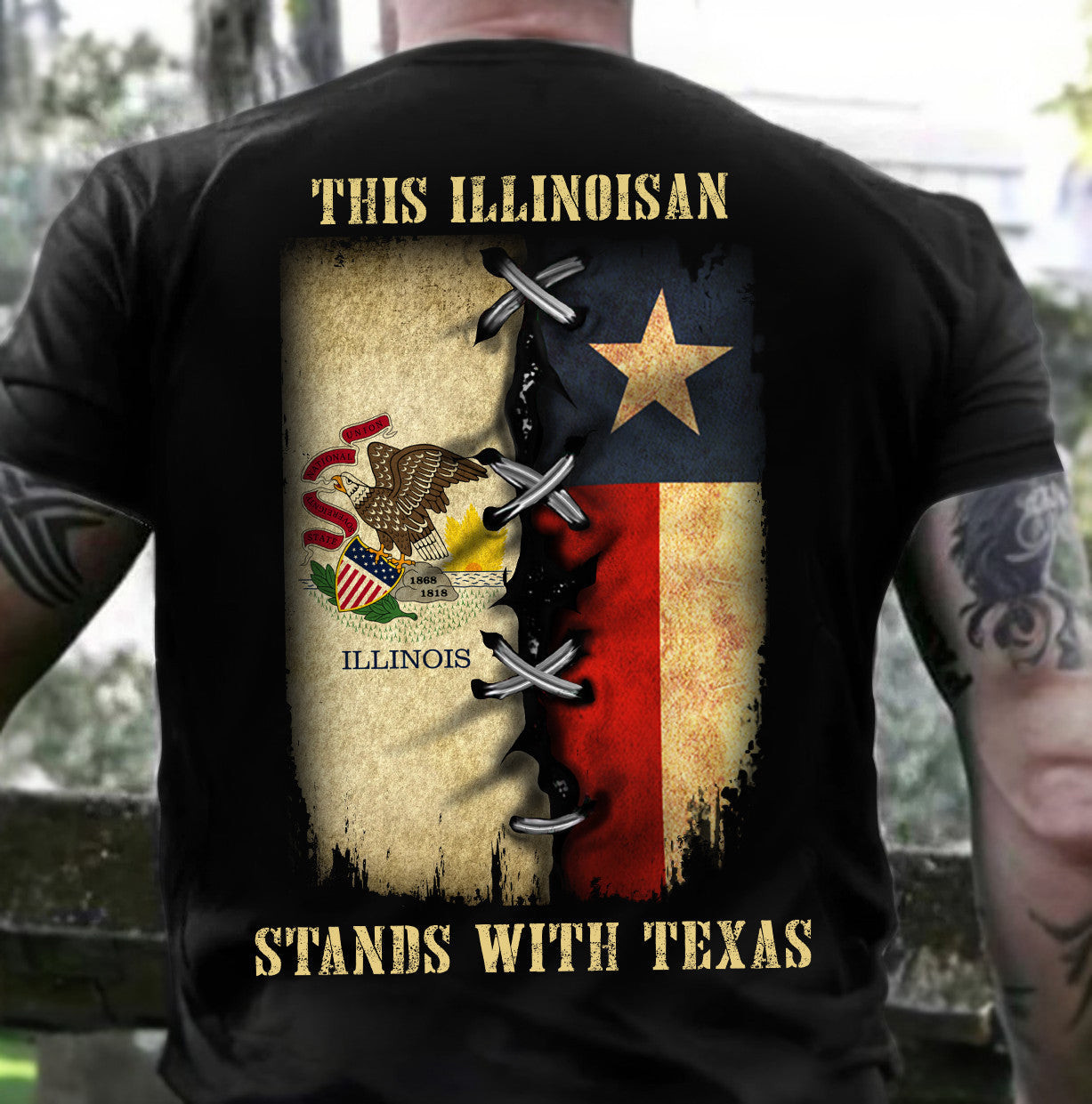 This Illinoisan Stands With Texas Shirt Illinois Support Texas T-Shirt This Illinoisan Stands With Texas Shirt Illinois Support Texas T-Shirt