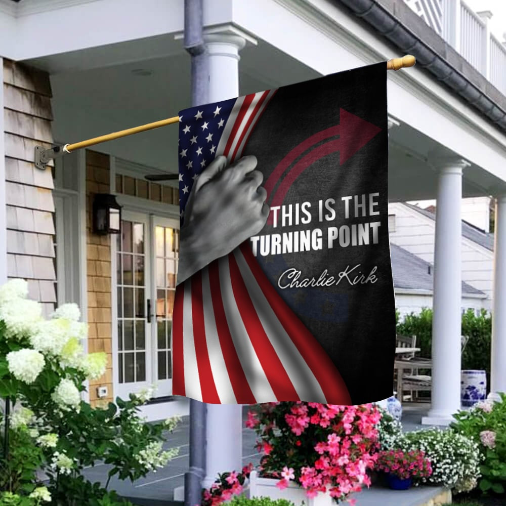 This Is The Turning Point Flag Charlie Kirk American Flag Patriotic Merch Indoor Outdoor This Is The Turning Point Flag Charlie Kirk American Flag Patriotic Merch Indoor Outdoor