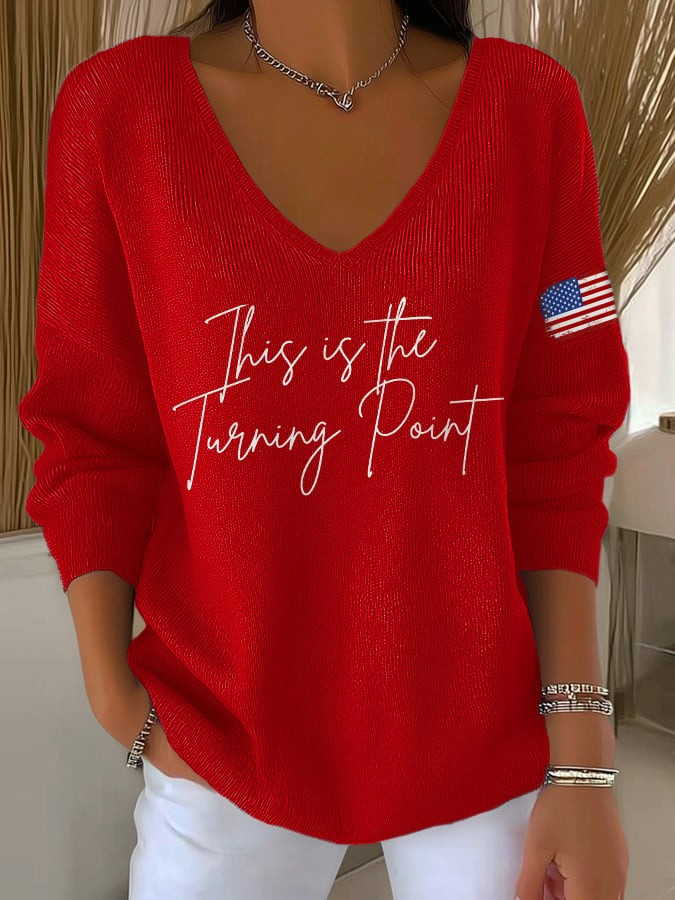 This Is The Turning Point Shirt RIP Charlie Kirk V-Neck Long Sleeve Shirt Patriotic Gifts This Is The Turning Point Shirt RIP Charlie Kirk V-Neck Long Sleeve Shirt Patriotic Gifts