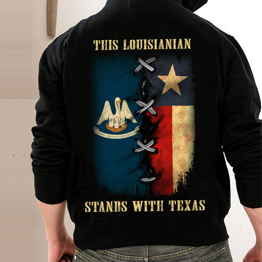 This Louisianian Stands With Texas Shirt Louisiana Support Texas T-Shirt This Louisianian Stands With Texas Shirt Louisiana Support Texas T-Shirt
