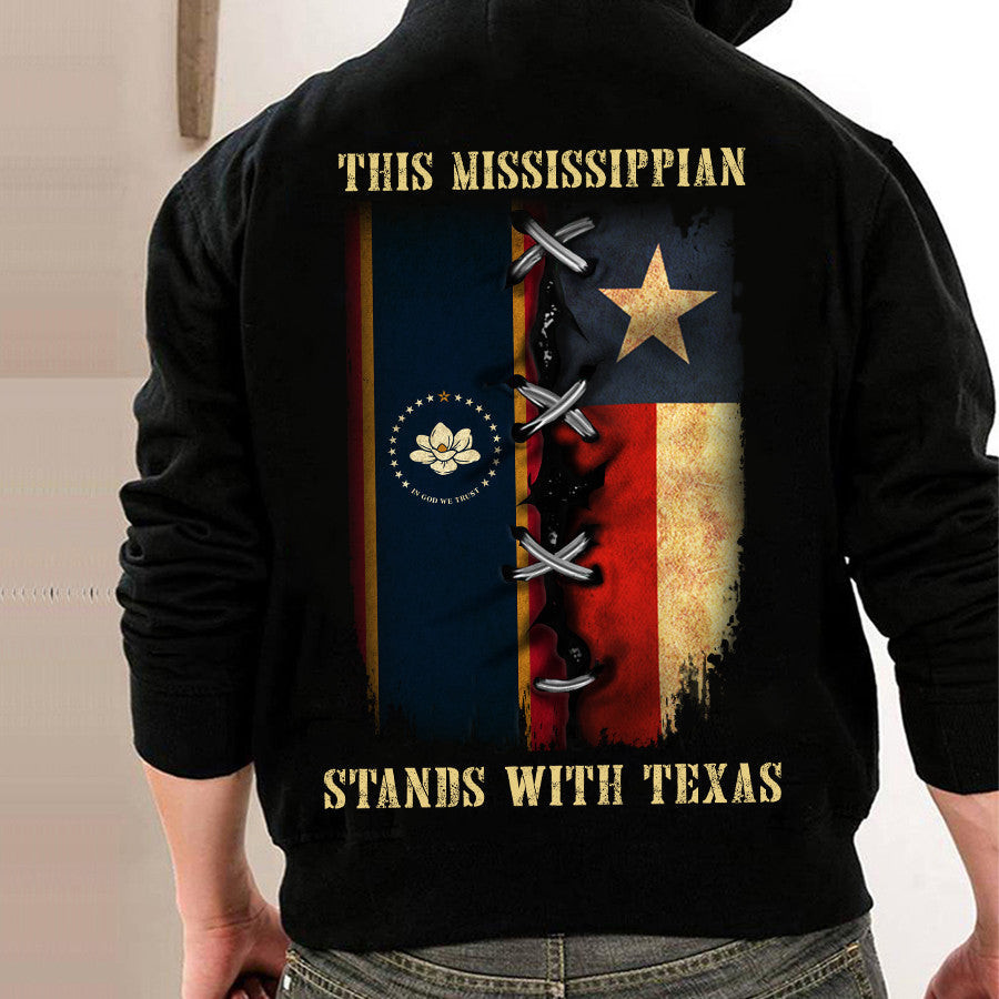 This Mississippian Stands With Texas Hoodie Mississippi Support Texas Hoodie Patriot Merch This Mississippian Stands With Texas Hoodie Mississippi Support Texas Hoodie Patriot Merch