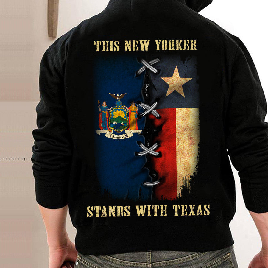 This New Yorker Stands With Texas Shirt Texas Strong Tee Shirt Patriotic Gift This New Yorker Stands With Texas Shirt Texas Strong Tee Shirt Patriotic Gift