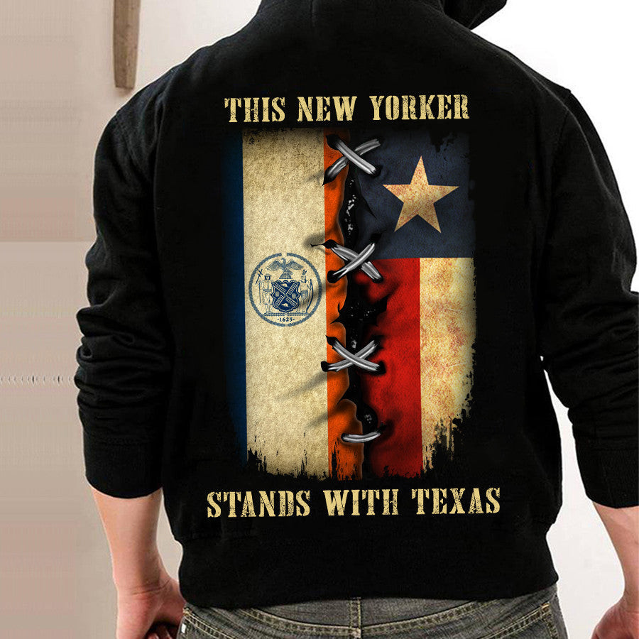 This New Yorker Stands With Texas Shirt Texas Strong Vintage T-Shirt Patriotic Tees This New Yorker Stands With Texas Shirt Texas Strong Vintage T-Shirt Patriotic Tees