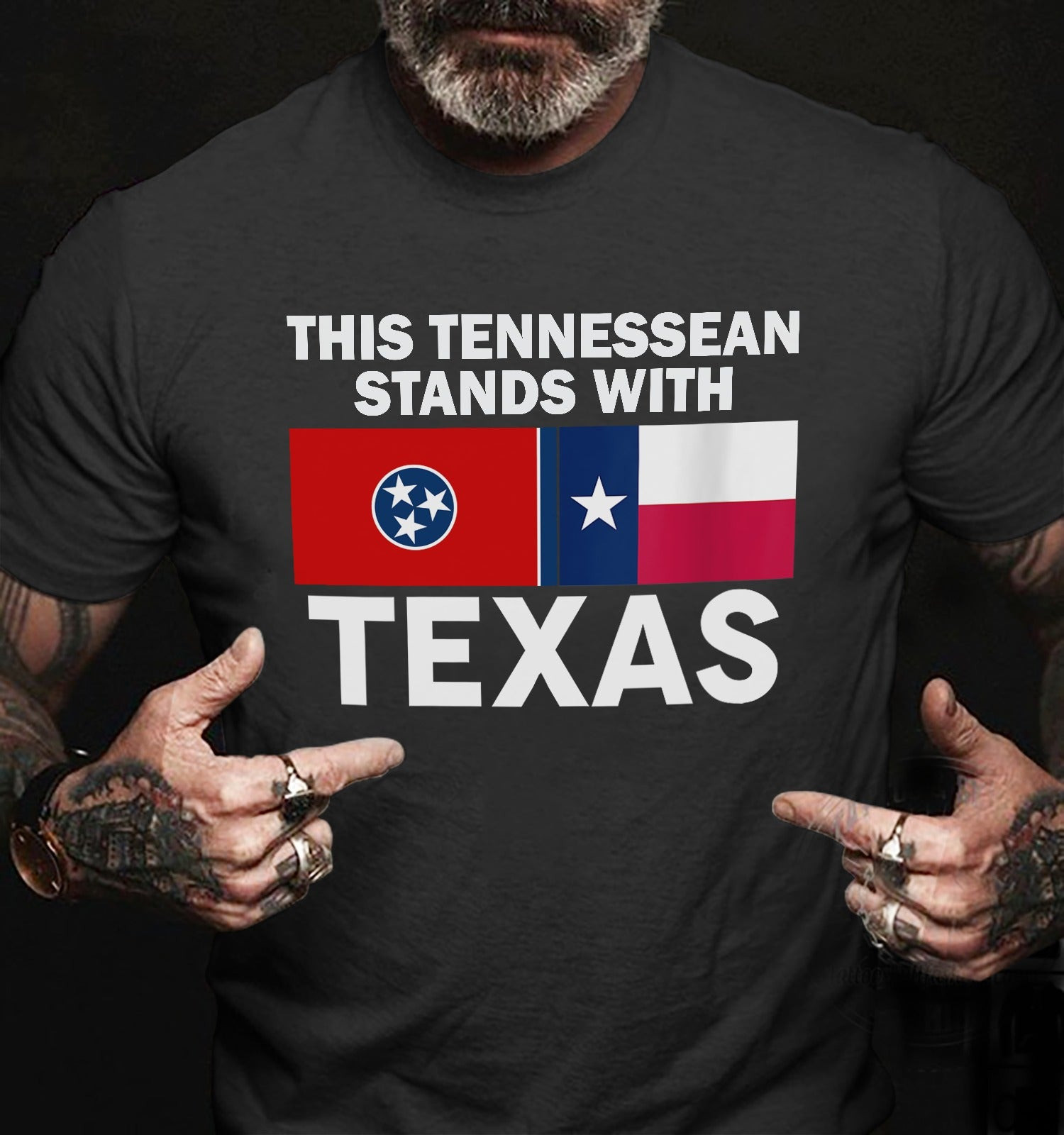 This Tennessean Stand With Texas Shirt Tennessee State Backing Texas Support T-Shirt This Tennessean Stand With Texas Shirt Tennessee State Backing Texas Support T-Shirt