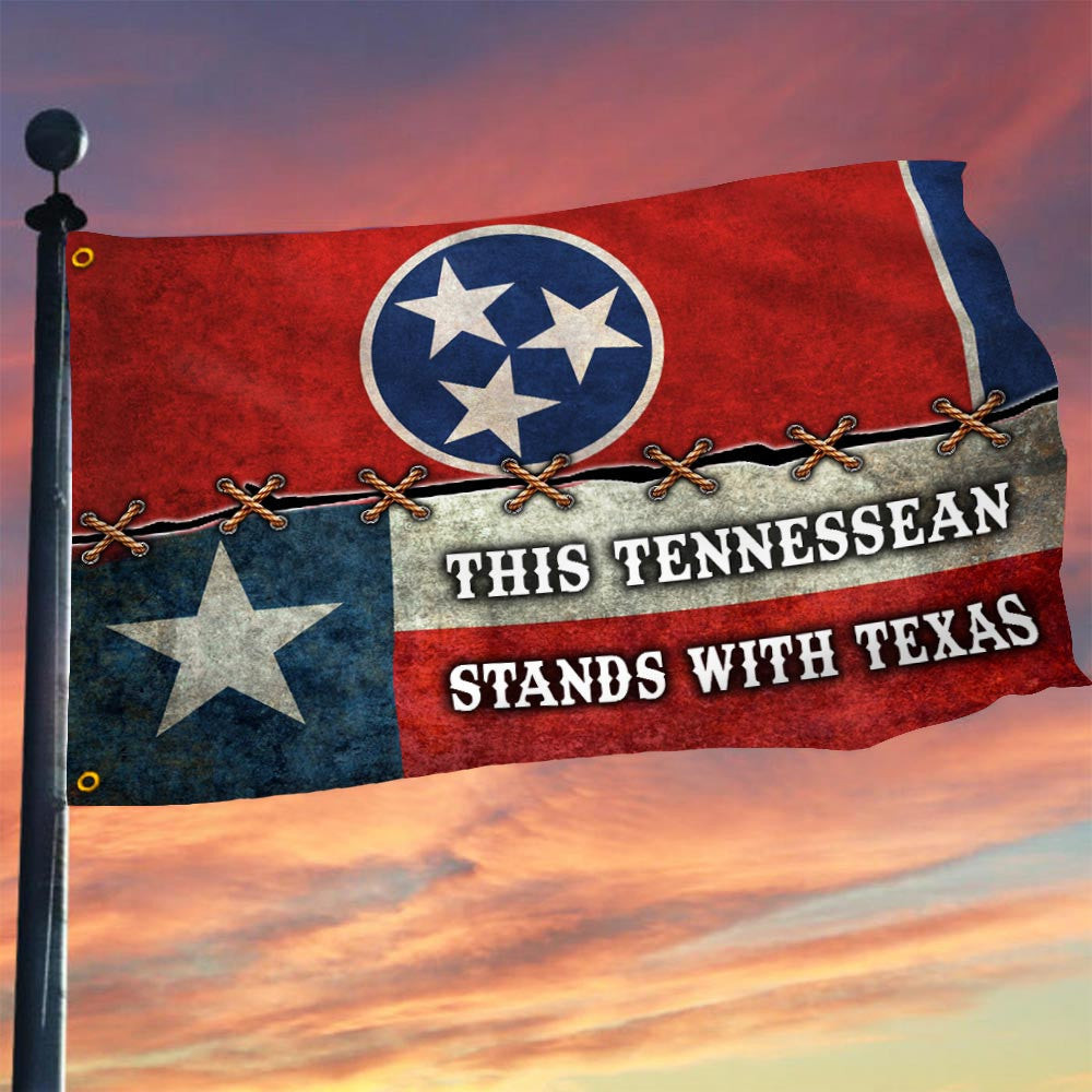 This Tennessean Stands With Texas Flag Tennessee Support Texas Flag MAGA 2024 This Tennessean Stands With Texas Flag Tennessee Support Texas Flag MAGA 2024