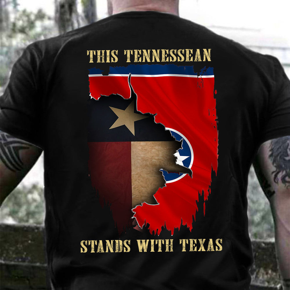This Tennesseean Stands With Texas Shirt Texas Strong T-Shirt Patriotic Clothing This Tennesseean Stands With Texas Shirt Texas Strong T-Shirt Patriotic Clothing
